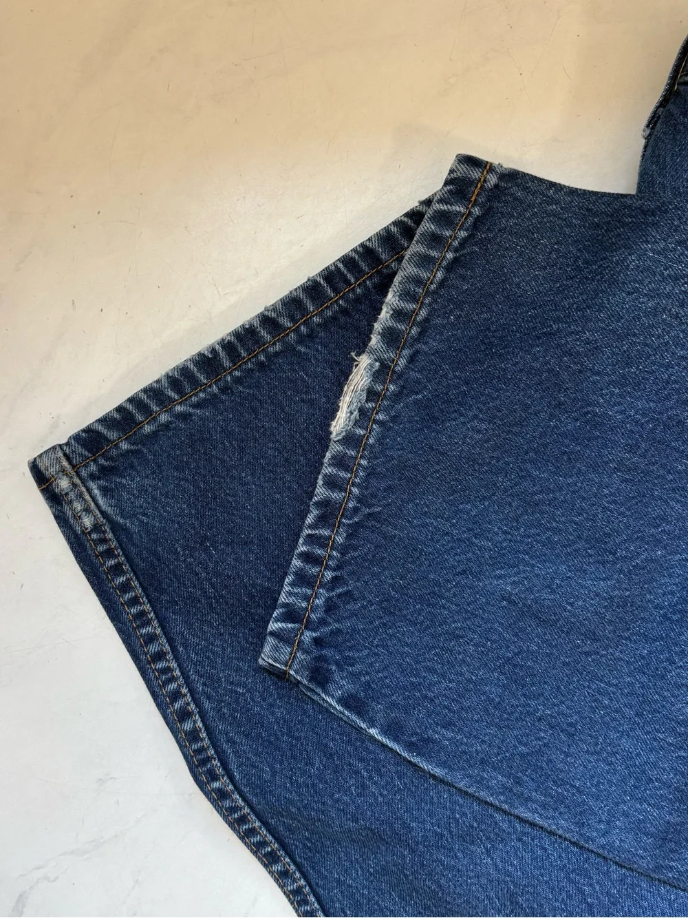 Vintage Y2K Levi’s 577 Size 14 Lower Rise Loose Fit Dark Wash Jeans 2000s Denim